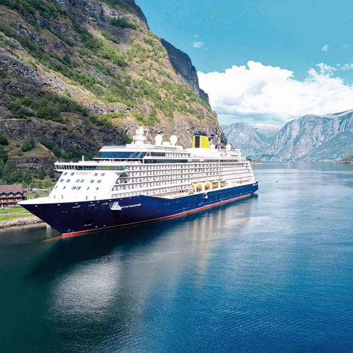 Spirit of Discovery in Flam, Norway Spirit of Discovery in Flam, Norway